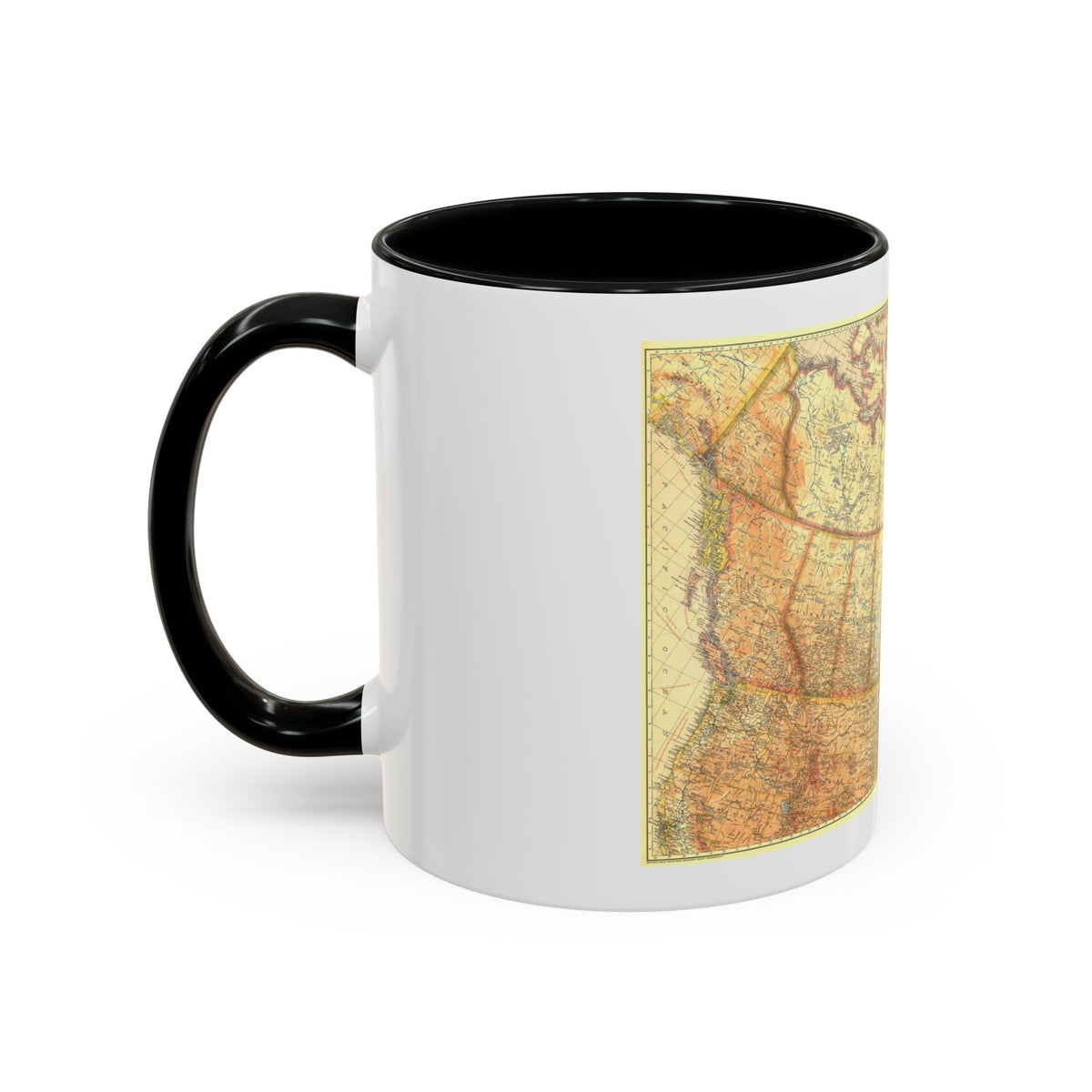 Canada (1936) (Map) Accent Coffee Mug