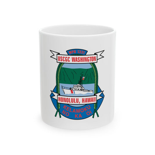 USCGC Washington WPB 1331 Honolulu Hawaii (U.S. Coast Guard) White Coffee Mug