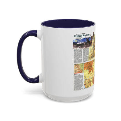 USA - Central Rockies 2 (1984) (Map) Accent Coffee Mug