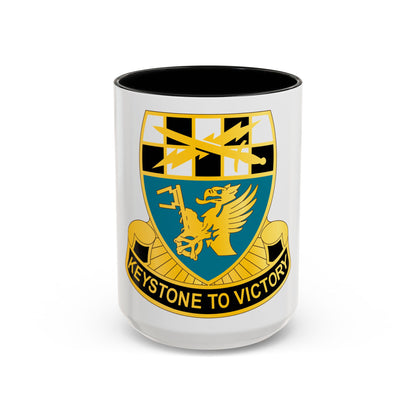 128 Military Intelligence Battalion (U.S. Army) Accent Coffee Mug