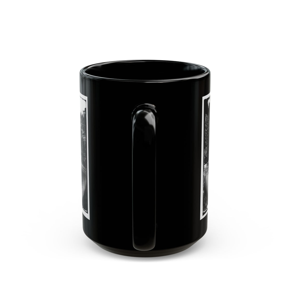Richmond, Va. Residence Of Jefferson Davis (1201 East Clay Street) (U.S. Civil War) Black Coffee Mug