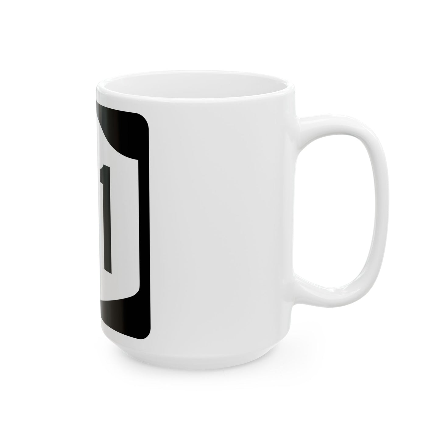 NY-21 (New York) (Road Sign) White Coffee Mug