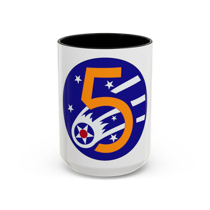 5 Air Force (U.S. Army) Accent Coffee Mug