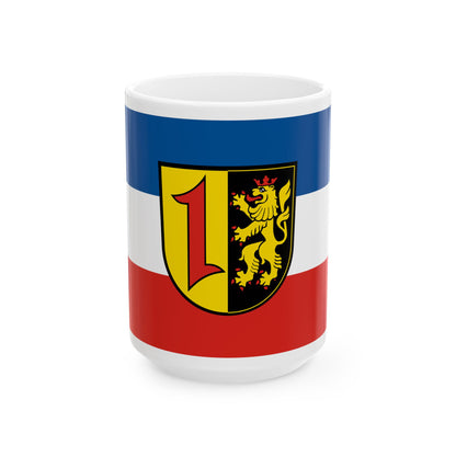 Querflagge Mannheim (Germany) White Coffee Mug