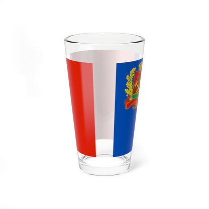 Flag of Kemerovo oblast 2002 (Russia) Pint Glass 16oz