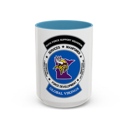 934th Force Support Sq. GLOBAL VIKINGS (U.S. Air Force) Accent Coffee Mug