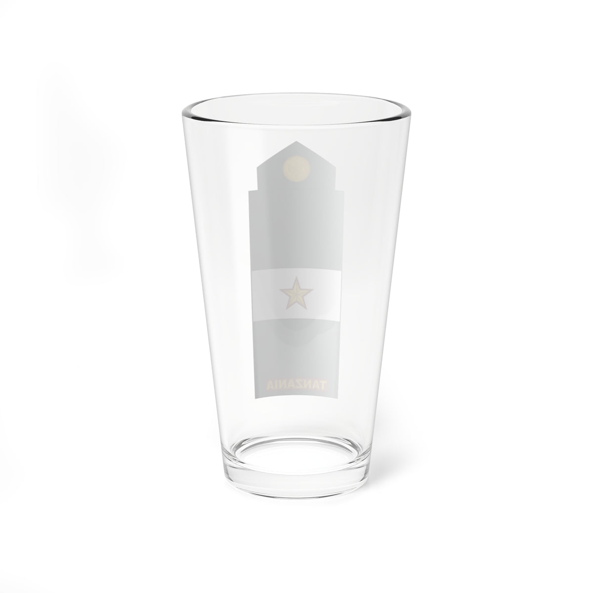 07 Tanzania Army OC (Tanzania) (Military Rank) Pint Glass 16oz