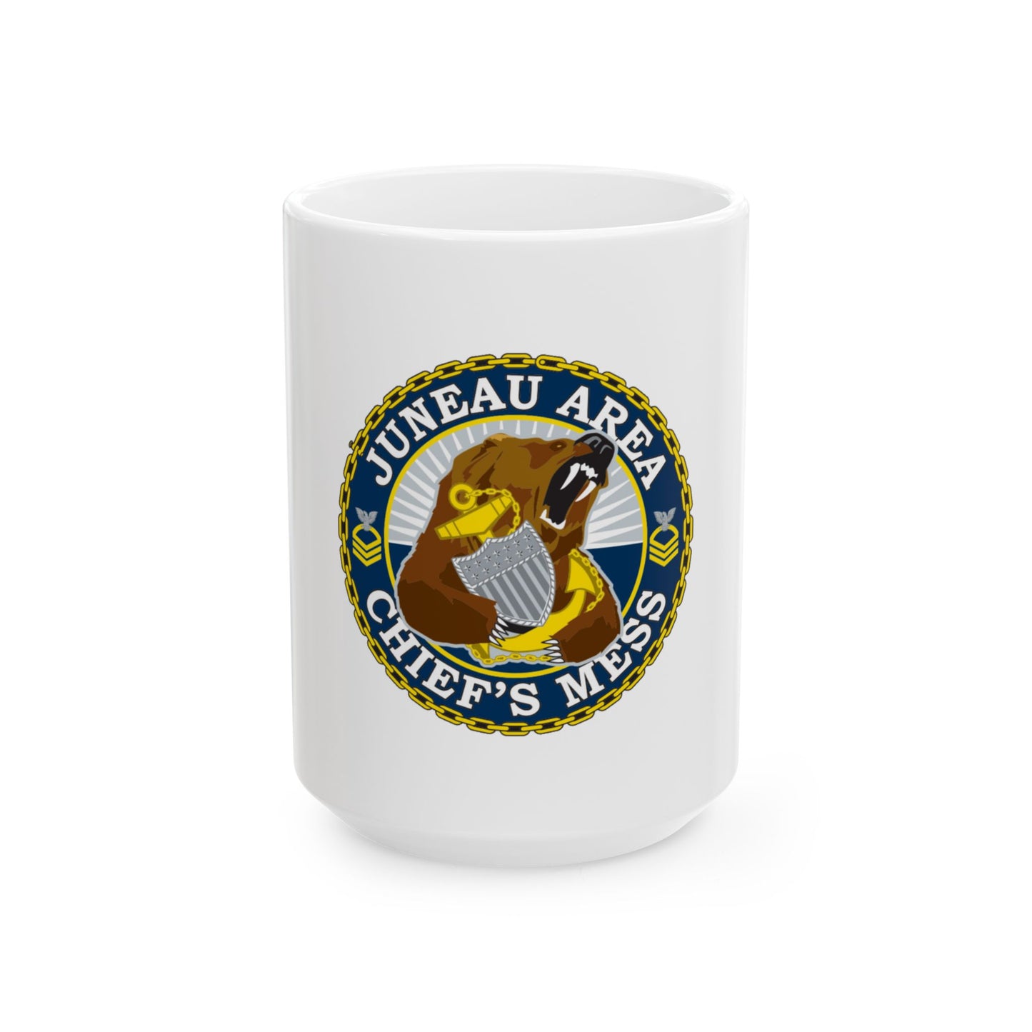 Juneau Area Chief Mess (U.S. Coast Guard) White Coffee Mug