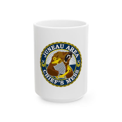 Juneau Area Chief Mess (U.S. Coast Guard) White Coffee Mug
