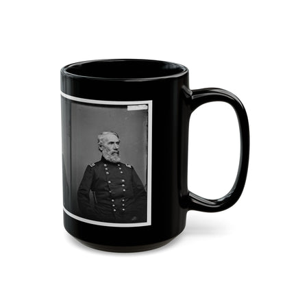 Portrait Of Maj. Gen. Edwin V. Sumner, Officer Of The Federal Army (U.S. Civil War) Black Coffee Mug