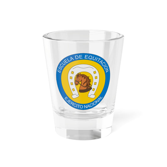 Escudo Equitacion del Ejercito de Colombia (Colombia) (Coat of Arms) Shot Glass 1.5oz