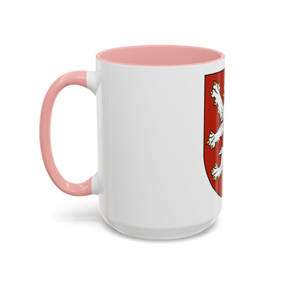 Small coat of arms of the Czech Republic - Accent Coffee Mug