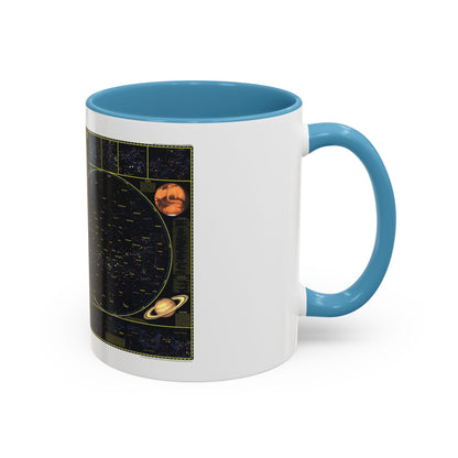 Heavens. The (1970) (Map) Accent Coffee Mug