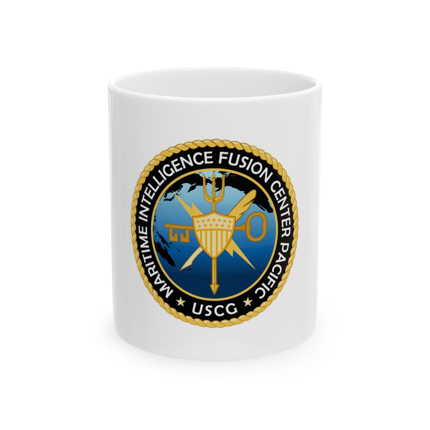 USCG MIFC PAC (U.S. Coast Guard) White Coffee Mug