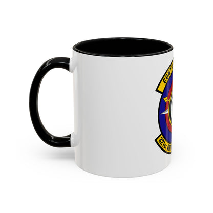 321 Air Mobility Operations Squadron (U.S. Air Force) Accent Coffee Mug