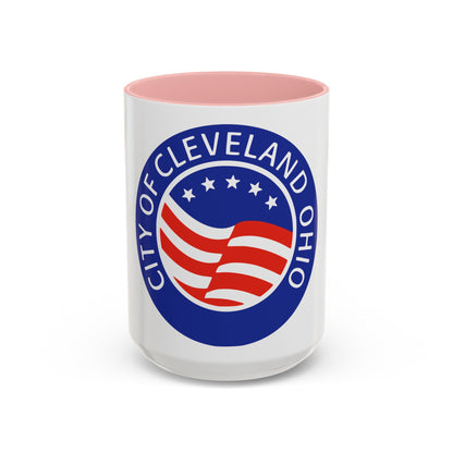Seal of Cleveland Ohio - Accent Coffee Mug