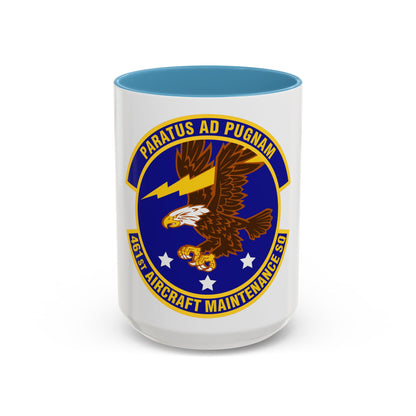 461st Aircraft Maintenance Squadron (U.S. Air Force) Accent Coffee Mug