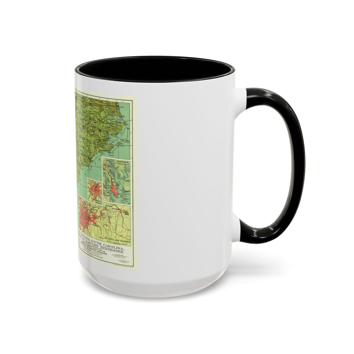 USA - Southeastern (1926) (Map) Accent Coffee Mug