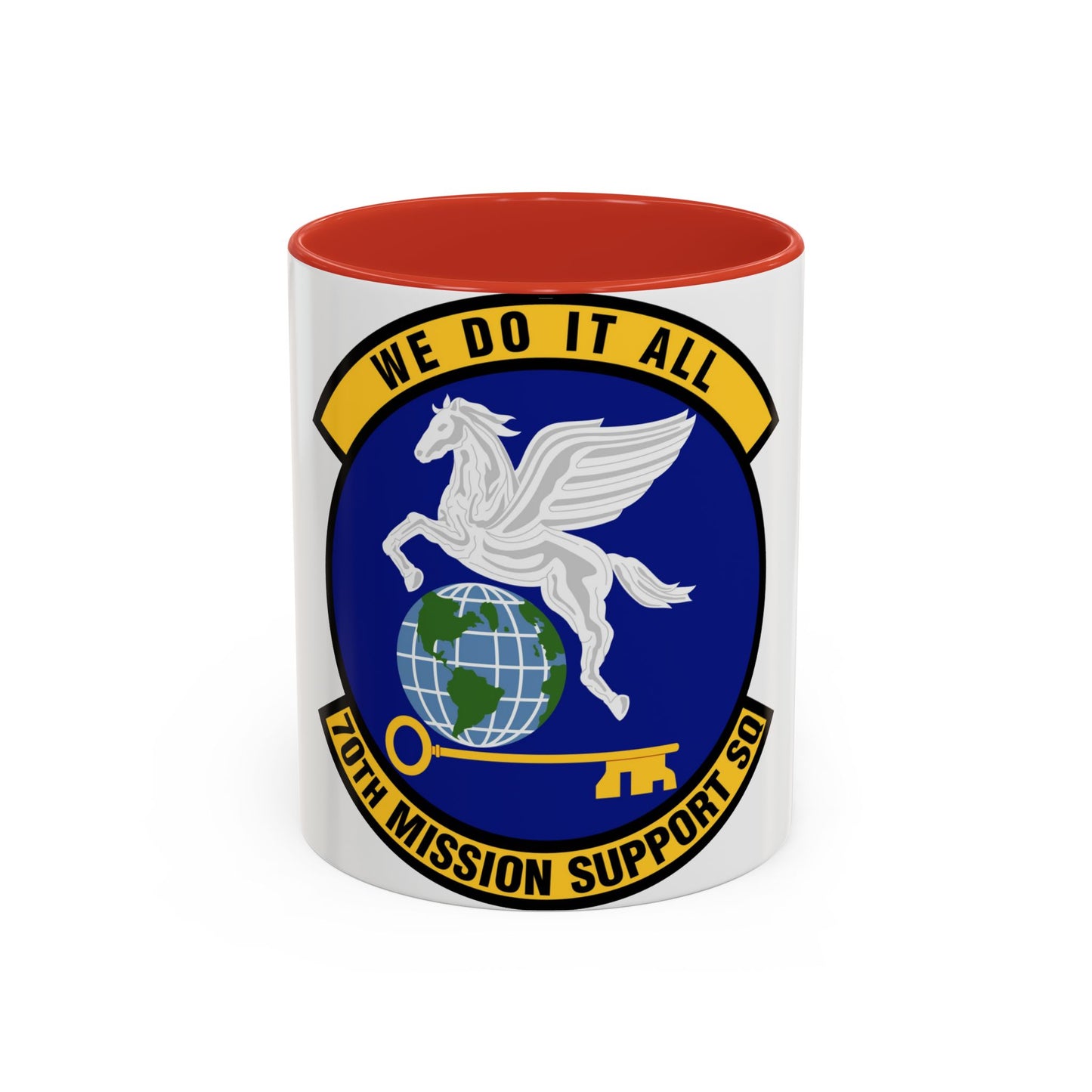 70th Mission Support Squadron (U.S. Air Force) Accent Coffee Mug