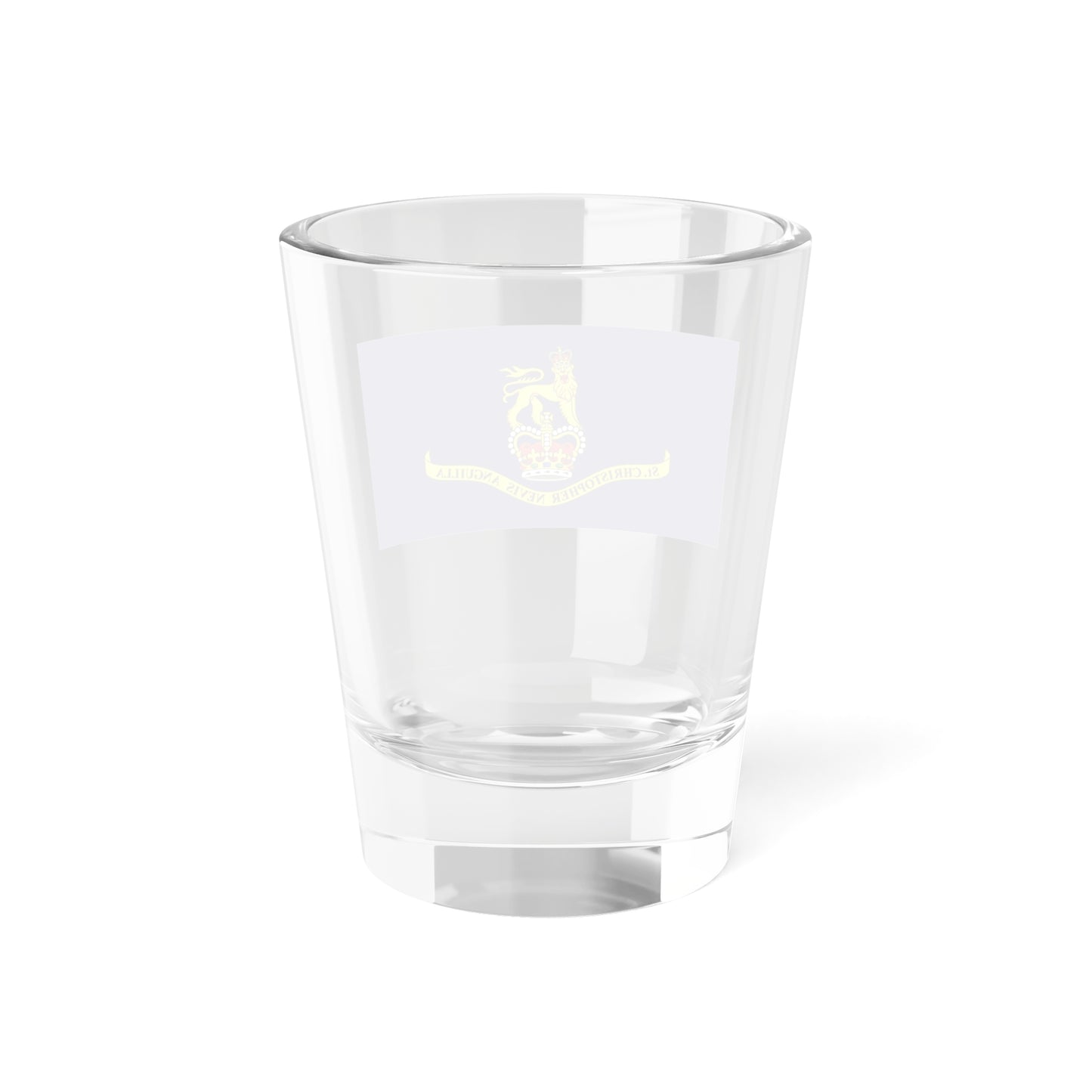 Flag of the Governor of Saint Christopher-Nevis-Anguilla 1967-1980 (Saint Kitts and Nevis) Shot Glass 1.5oz