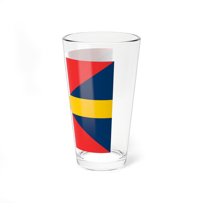 Sweden-Norway Union Flag (Estonia) Pint Glass 16oz