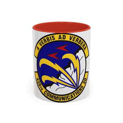 439th Communications Squadron (U.S. Air Force) Accent Coffee Mug