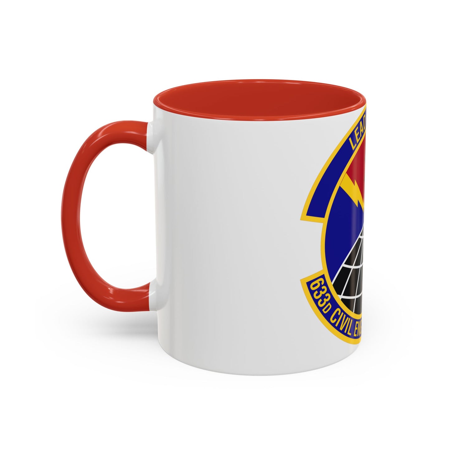 633d Civil Engineer Squadron (U.S. Air Force) Accent Coffee Mug