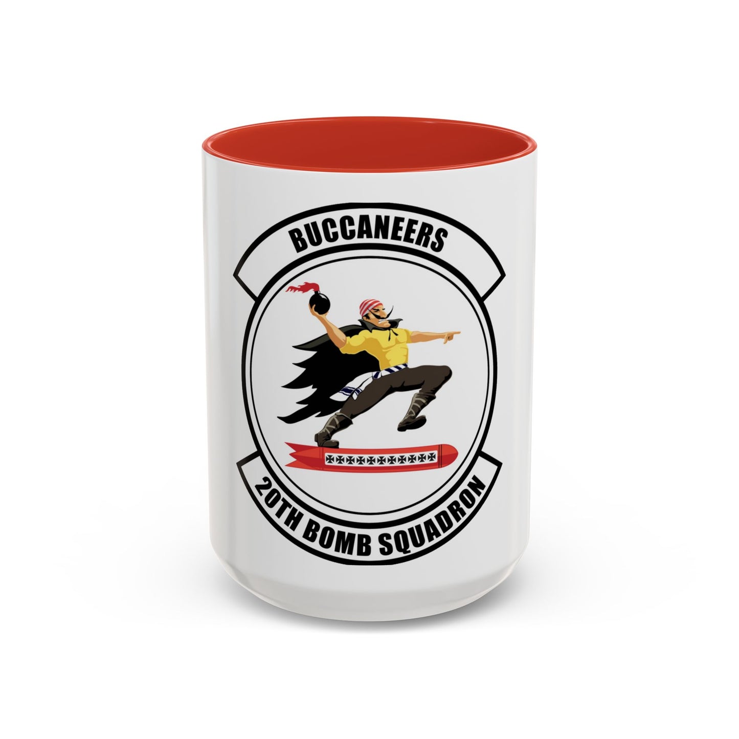 20th Bomb Squadron Emblem (U.S. Air Force) Accent Coffee Mug