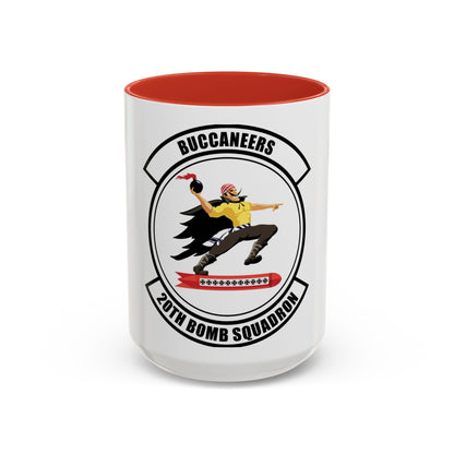 20th Bomb Squadron Emblem (U.S. Air Force) Accent Coffee Mug
