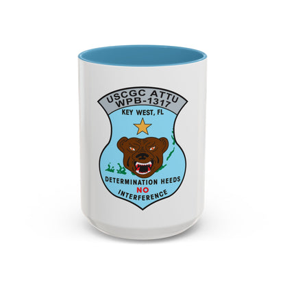 USCGC Attu WPB 1317   Key West FL (U.S. Coast Guard) Accent Coffee Mug