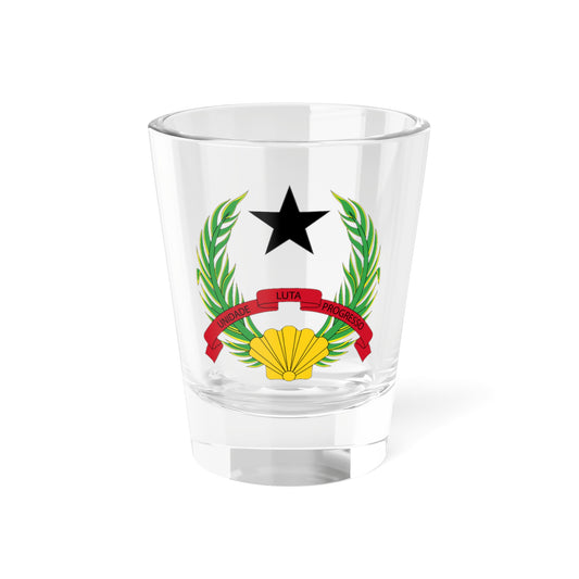 Coat of arms of Guinea-Bissau variant (Guinea) (Coat of Arms) Shot Glass 1.5oz