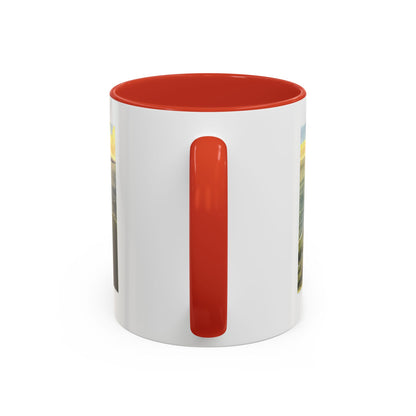 Central America - Panama Canal (1912) (Map) Accent Coffee Mug