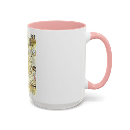 England - Medieval (1979) (Map) Accent Coffee Mug