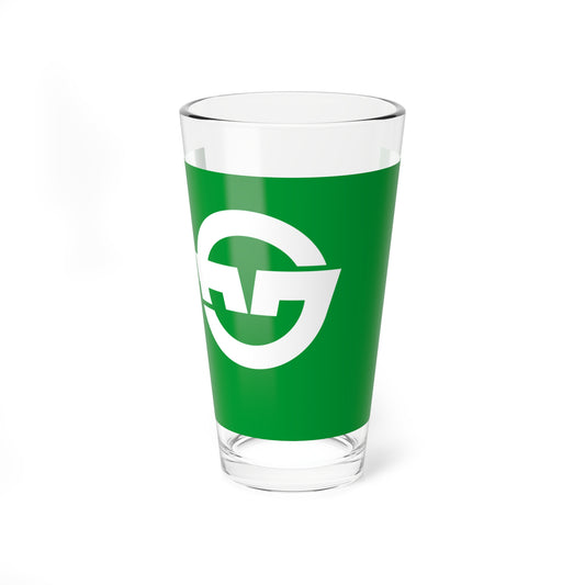 Flag of Kawauchi Fukushima (Japan) Pint Glass 16oz