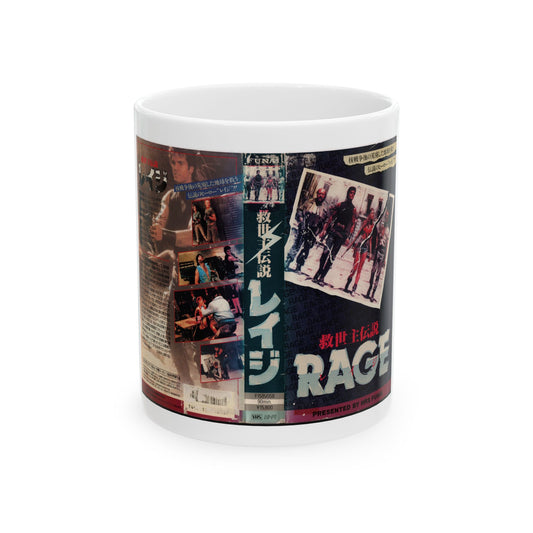 RAGE (VHS COVER) - White Coffee Mug