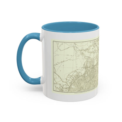Asia - Kirin, Harbin, Vladivostok (1905) (Map) Accent Coffee Mug