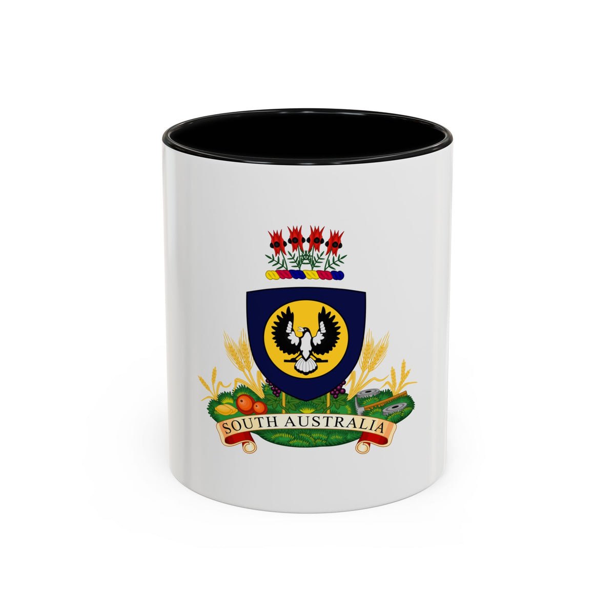 Coat of arms of South Australia - Accent Coffee Mug