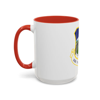 1014px 102nd Intelligence Wing emblem (U.S. Air Force) Accent Coffee Mug