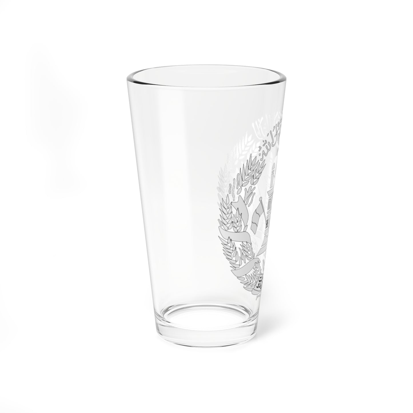 Emblem of Afghanistan 2002-2004 (Afghanistan) (Coat of Arms) Pint Glass 16oz