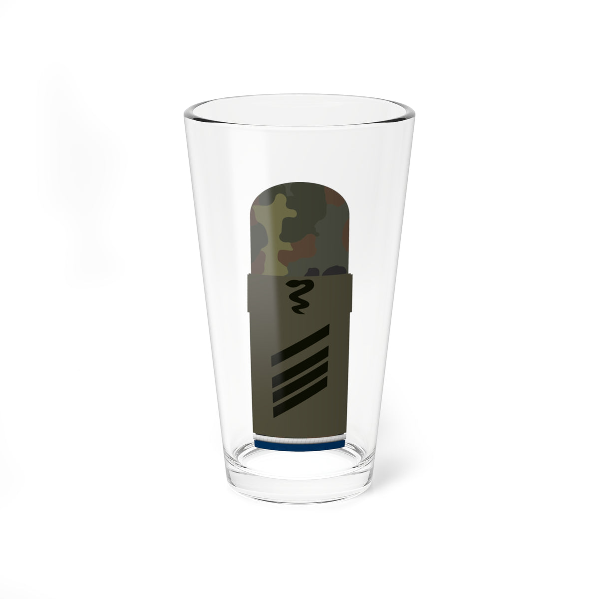 HA OS5 15 Stabsgefreiter SanOA San TM L (Military Rank) Pint Glass 16oz