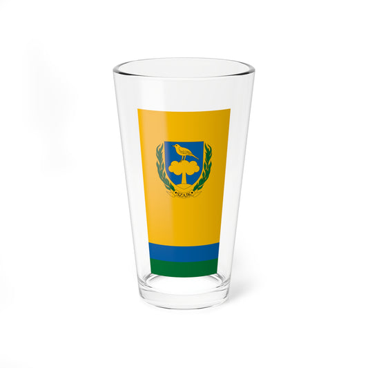 Flag of Szajk (Hungary) Pint Glass 16oz