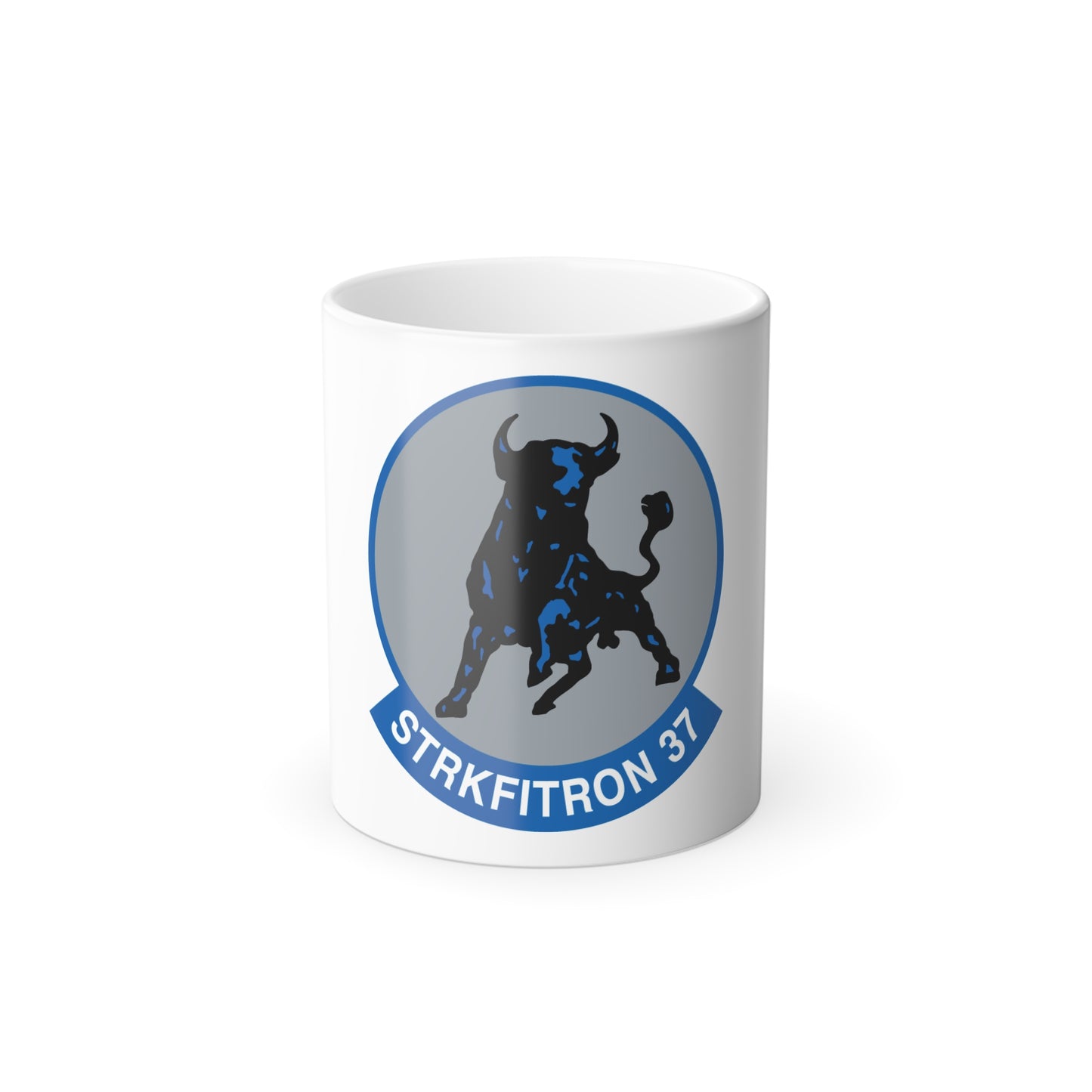 VFA 37 Ragin' Bulls STRKFITRON 37 (U.S. Navy) Color Changing Mug 11oz