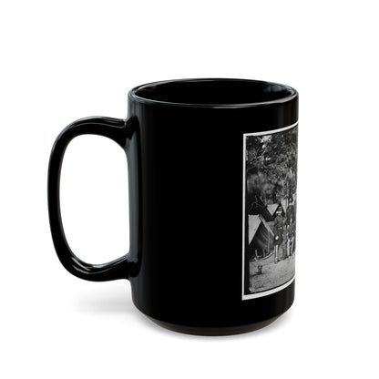 Bealeton, Va. Officers And Noncommissioned Officers Of Co. D, 93d New York Infantry (U.S. Civil War) Black Coffee Mug