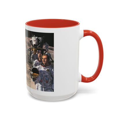 Space - Teammates in Mankind's Greatest Adventure (1973) (Map) Accent Coffee Mug