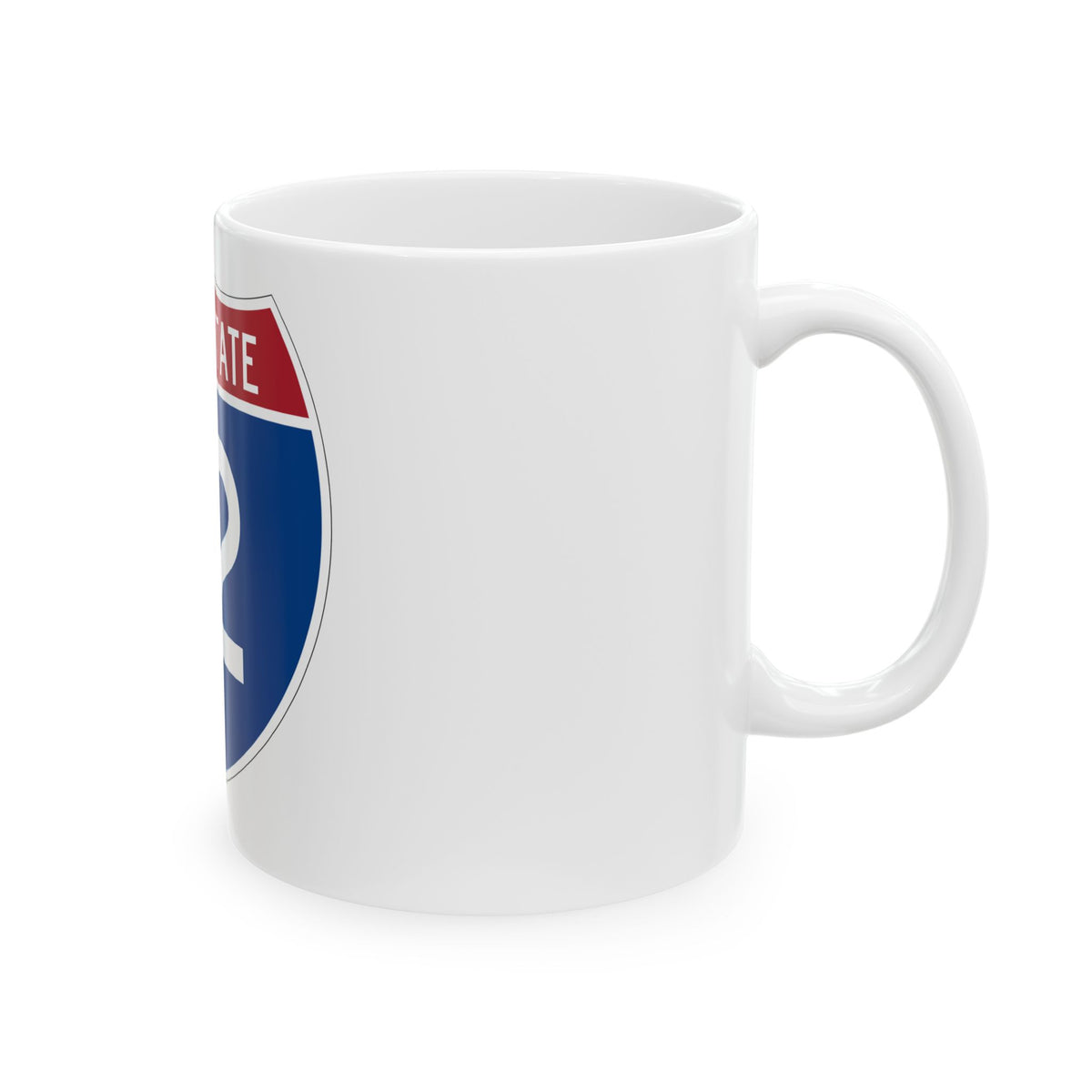Interstate 12 (U.S. Highways) White Coffee Mug