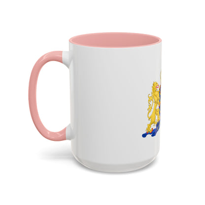 State coat of arms of the Netherlands - Accent Coffee Mug