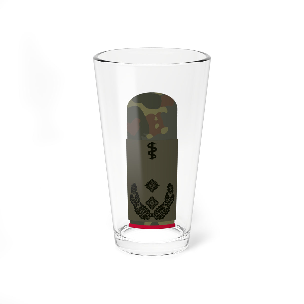 HA OS5 52b Oberfeldarzt i.G. HMx R (Germany) (Military Rank) Pint Glass 16oz