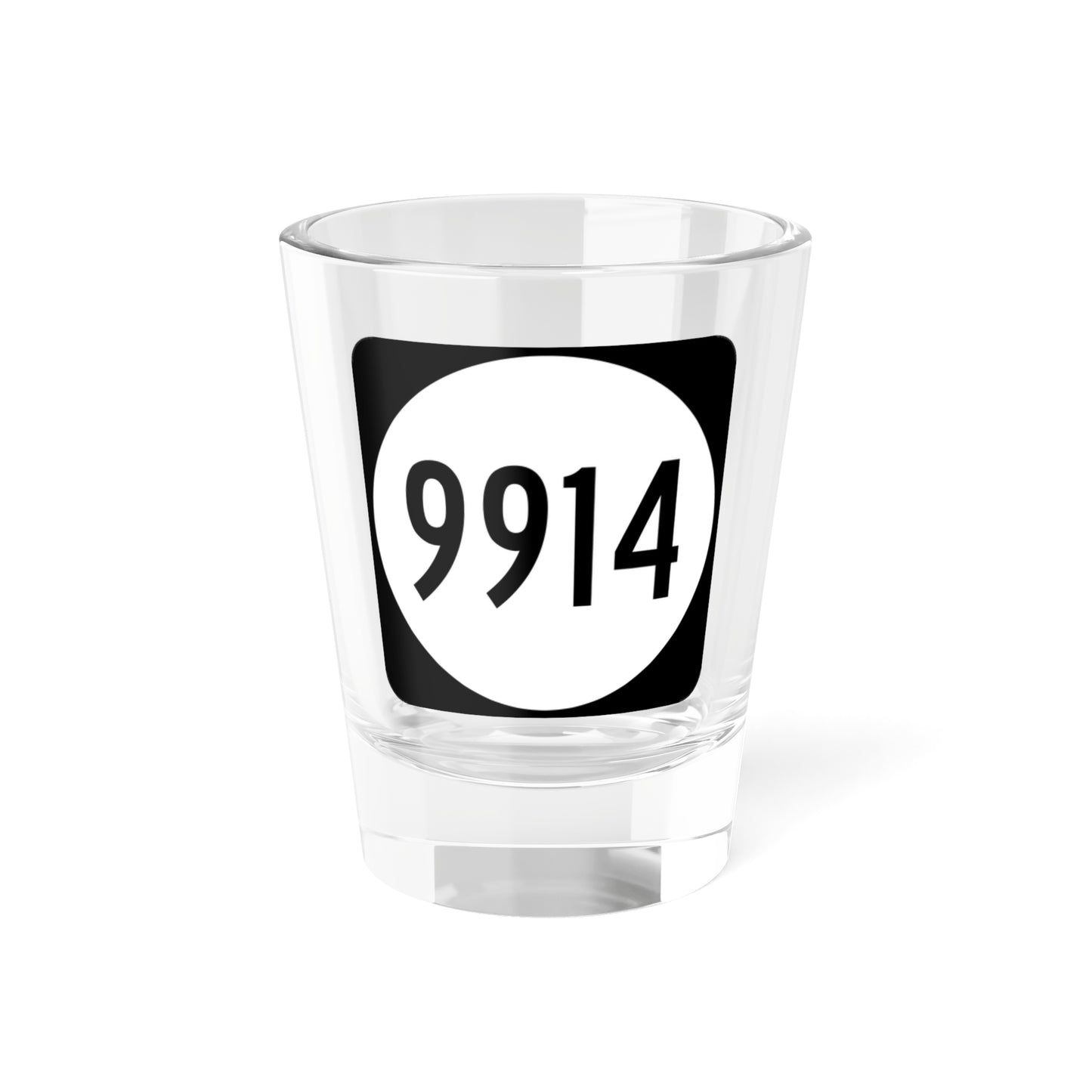 PR tertiary 9914 (Puerto Rico) (Road Sign) Shot Glass 1.5oz