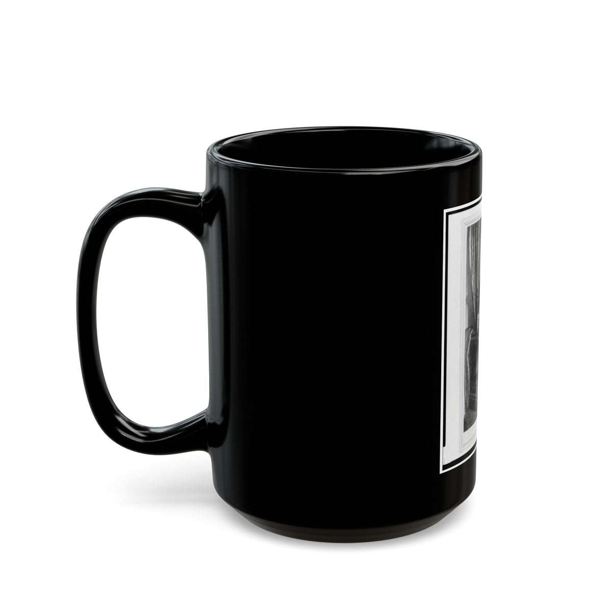 Captain Charles Nagel, Union Officer In The 32nd Indiana Regiment, Full-Length Portrait, Standing, Facing Front (U.S. Civil War) Black Coffee Mug