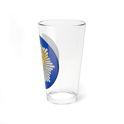 Emblem for the Danish Royal Life Guards III Battalion (Denmark) (Coat of Arms) Pint Glass 16oz